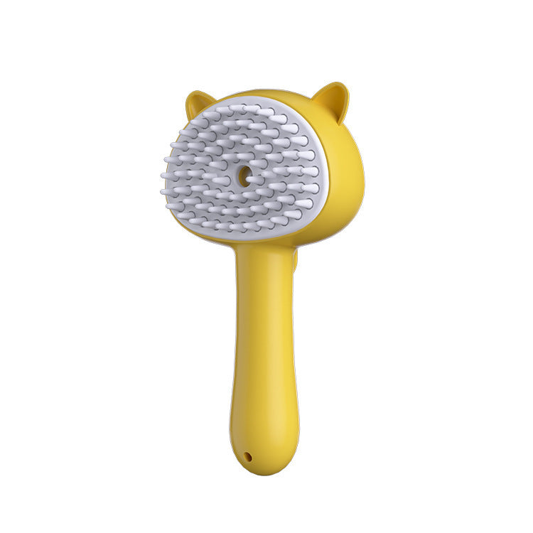 Hair Cleaning Mist Brush – Rechargeable, Self-Cleaning Cat & Dog Grooming Tool