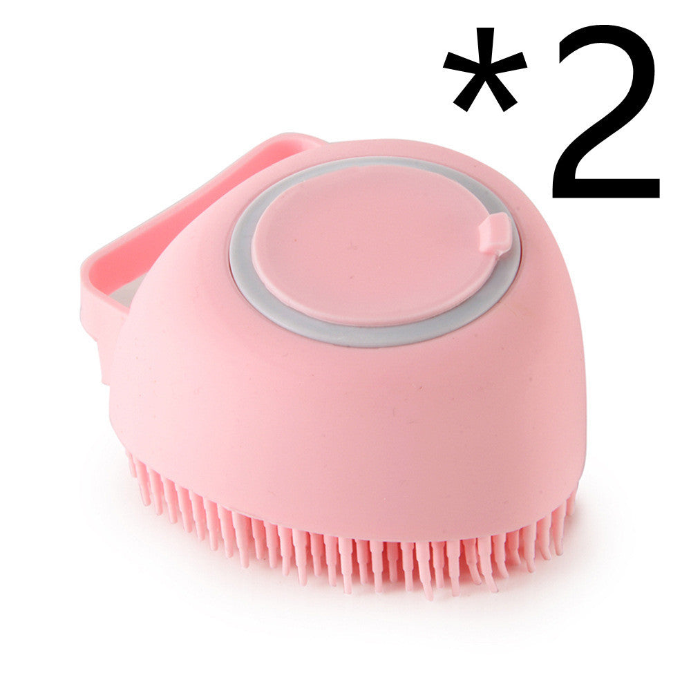 Make pet baths easier with this 2-in-1 silicone brush. Gently cleans, massages, and dispenses shampoo – perfect for sensitive dogs and cats.