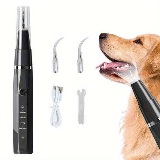 Ultrasonic Pet Teeth Cleaner – Safe & Painless Dental Care for Dogs & Cats